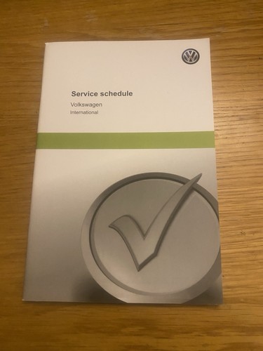 Volkswagen service book - service,