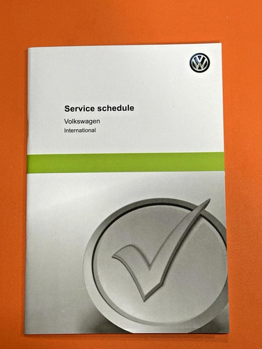 Volkswagen service book - vw,