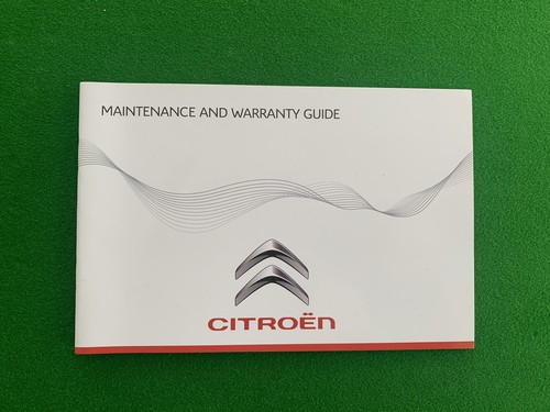 Citroen service book for all - service,