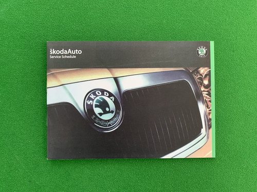 Skoda service history book - skoda,
