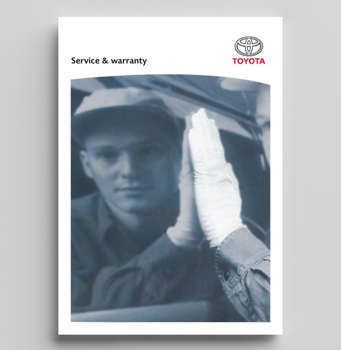 Toyota service history book - toyota,