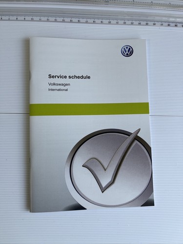 Volkswagen service book - volkswagen,