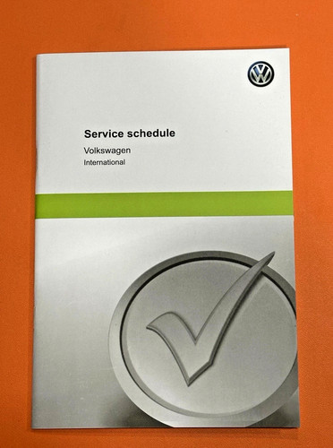 Volkswagen service book - volkswagen,