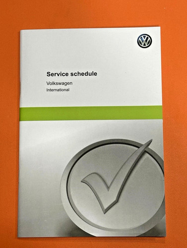 Volkswagen tiguan service book - volkswagen,