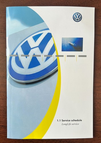Volkswagen service book - vw,